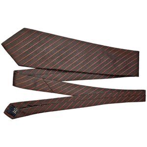 Brooks Brothers Makers Brown Red Tie